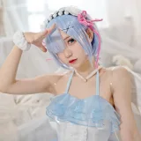 花柒Hana《蕾姆大天使》主题写真：19张全套美图