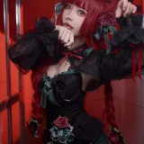 花柒Hana《火焰猫燐》主题写真：10张全套美图