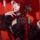 花柒Hana《火焰猫燐》主题写真：10张全套美图