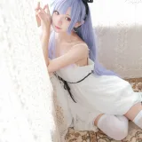花柒Hana《独角兽清凉阅读时光》主题写真：20张全套美图