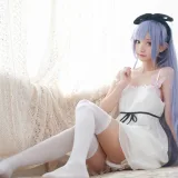 花柒Hana《独角兽清凉阅读时光》主题写真：20张全套美图