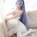 花柒Hana《独角兽清凉阅读时光》主题写真：20张全套美图