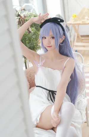 花柒Hana《独角兽清凉阅读时光》主题写真：20张全套美图