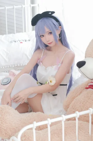 花柒Hana《独角兽清凉阅读时光》主题写真：20张全套美图