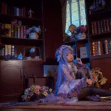 花柒Hana《帕秋莉睡衣》主题写真：13张全套美图