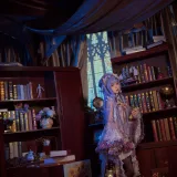 花柒Hana《帕秋莉睡衣》主题写真：13张全套美图