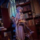 花柒Hana《帕秋莉睡衣》主题写真：13张全套美图