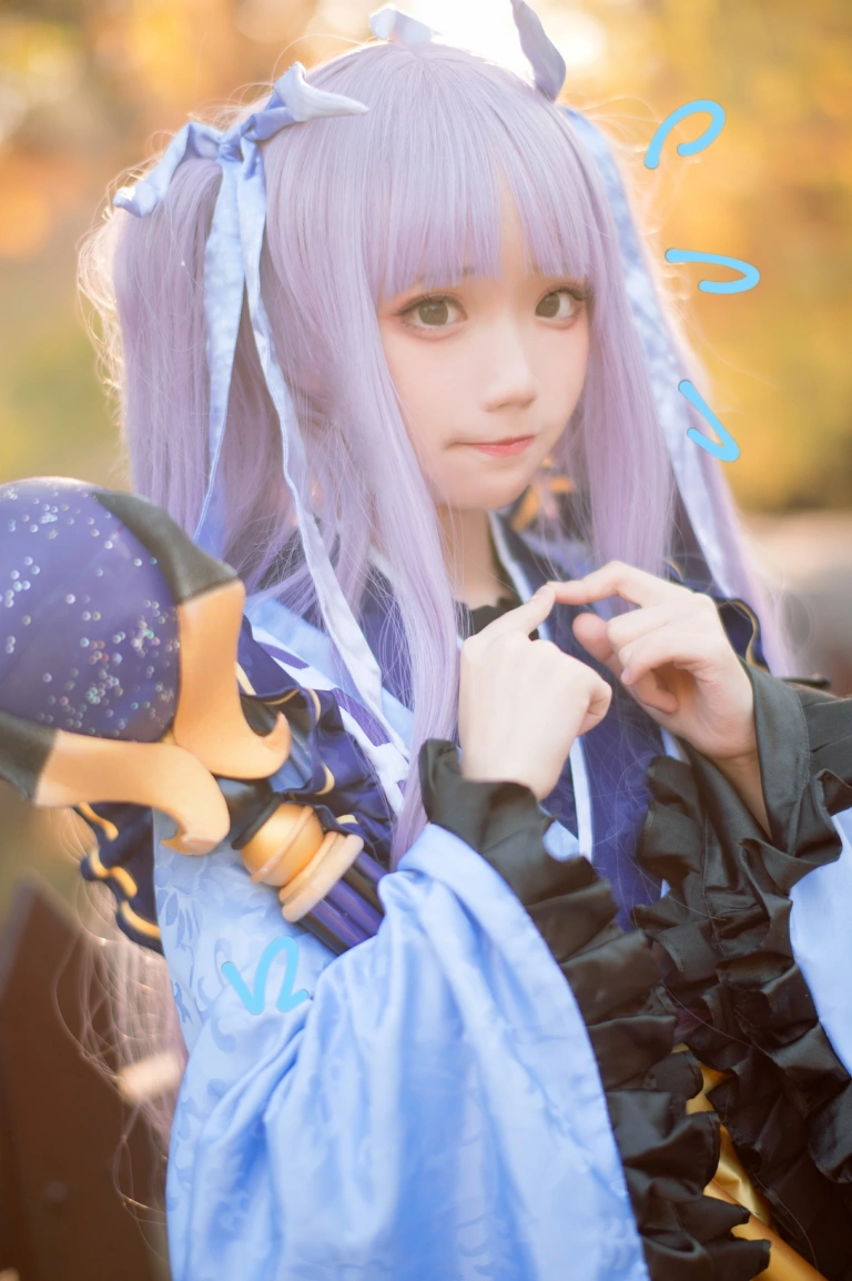 花柒Hana《镜华（小仓唯）cos正片》主题写真：18张全套美图