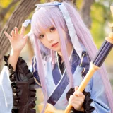 花柒Hana《镜华（小仓唯）cos正片》主题写真：18张全套美图