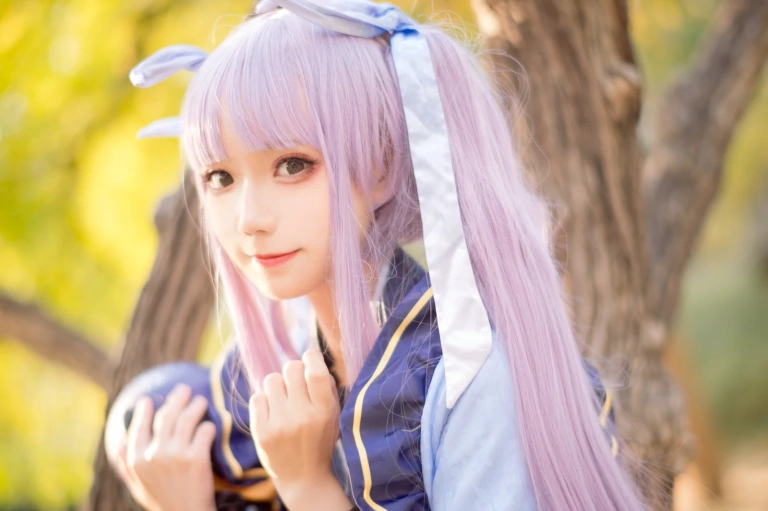 花柒Hana《镜华（小仓唯）cos正片》主题写真：18张全套美图