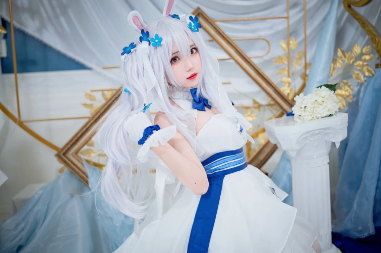 花柒Hana《拉菲花嫁》主题写真：28张全套美图