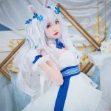 花柒Hana《拉菲花嫁》主题写真：28张全套美图