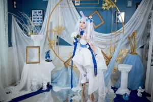 花柒Hana《拉菲花嫁》主题写真：28张全套美图