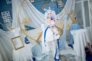 花柒Hana《拉菲花嫁》主题写真：28张全套美图