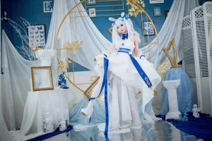 花柒Hana《拉菲花嫁》主题写真：28张全套美图