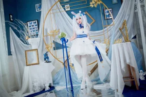 花柒Hana《拉菲花嫁》主题写真：28张全套美图