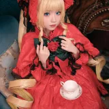 花柒Hana《蔷薇少女真红》主题写真：13张全套美图