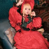 花柒Hana《蔷薇少女真红》主题写真：13张全套美图