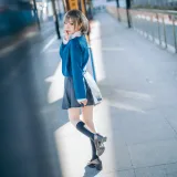 花柒Hana《唐可可校服》主题写真：15张全套美图
