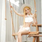 花柒Hana《阿比泳装》主题写真：9张全套美图
