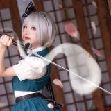 花柒Hana《魂魄妖梦cos夏版》主题写真：15张全套美图
