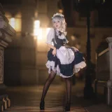 花柒Hana《星雨咲夜女仆》主题写真：9张全套美图