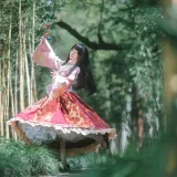 花柒Hana《蓬莱山辉夜》主题写真：11张全套美图
