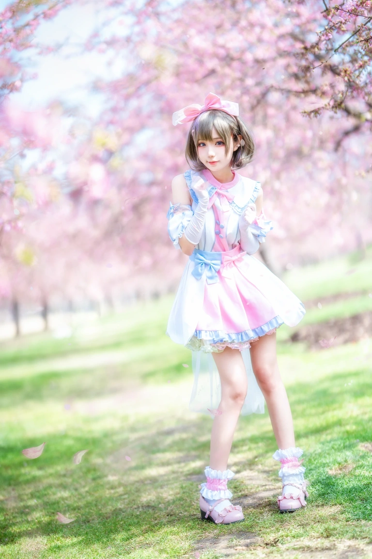 花柒Hana《唐可可打歌服》主题写真：9张全套美图