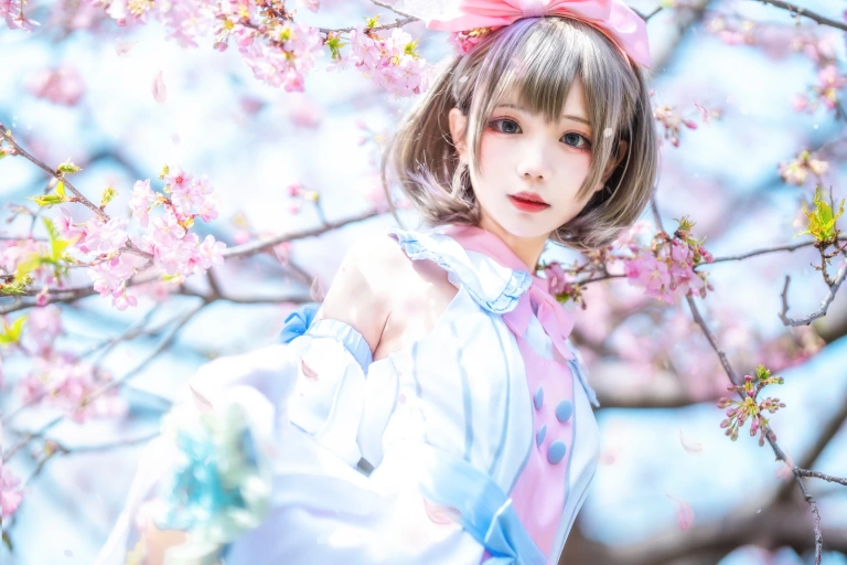 花柒Hana《唐可可打歌服》主题写真：9张全套美图