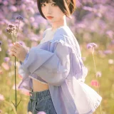 花柒Hana《马鞭草》主题写真：15张全套美图