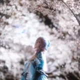 花柒Hana《星雨幽幽子》主题写真：9张全套美图