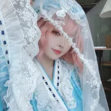 花柒Hana&肃雨雨雨《八云紫+西行寺幽幽子》主题写真：16张全套美图
