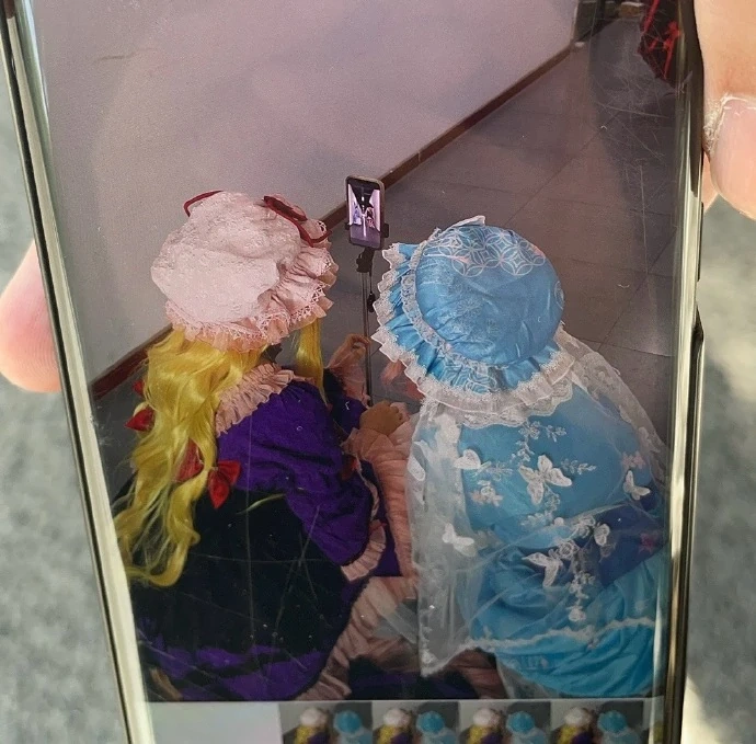 花柒Hana&肃雨雨雨《八云紫+西行寺幽幽子》主题写真：16张全套美图