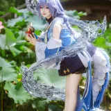 花柒Hana《崩坏 星穹铁道 白露》主题写真：14张全套美图