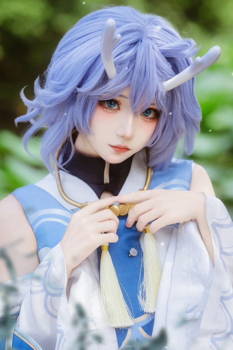 花柒Hana《崩坏 星穹铁道 白露》主题写真：14张全套美图