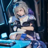 花柒Hana《崩坏 星穹铁道 银狼》主题写真：17张全套美图