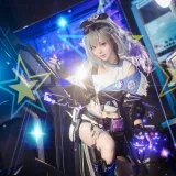 花柒Hana《崩坏 星穹铁道 银狼》主题写真：17张全套美图