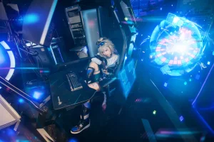 花柒Hana《崩坏 星穹铁道 银狼》主题写真：17张全套美图