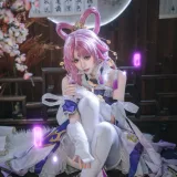 花柒Hana《崩坏 星穹铁道 符玄》主题写真：14张全套美图