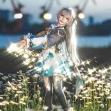 花柒Hana《崩坏 星穹铁道 流萤》主题写真：18张全套美图
