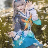 花柒Hana《崩坏 星穹铁道 流萤》主题写真：18张全套美图