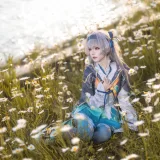 花柒Hana《崩坏 星穹铁道 流萤》主题写真：18张全套美图