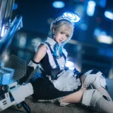 花柒Hana《蔚蓝档案 飞鸟马时》主题写真：15张全套美图