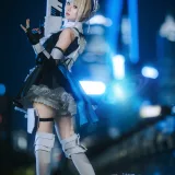 花柒Hana《蔚蓝档案 飞鸟马时》主题写真：15张全套美图