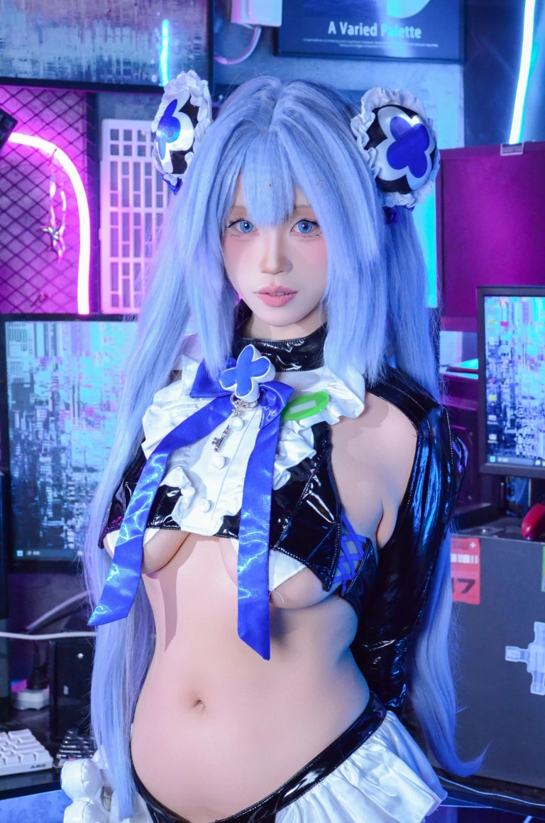叉烧hibiki《NIKKE 汉塞尔》主题写真：114张全套美图，含7个视频