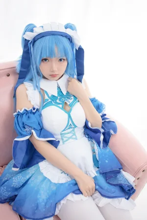 森萝财团《JKFUN-023 300D白丝 雪晴》主题写真：100张全套美图，含1个视频