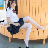 森萝财团《JKFUN-026 《雪糕游乐园》 15D白丝 默陌》主题写真：75张全套美图，含1个视频
