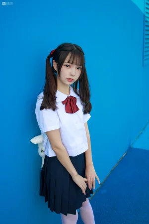 森萝财团《JKFUN-026 《雪糕游乐园》 15D白丝 默陌》主题写真：75张全套美图，含1个视频