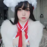 女主K《圣诞特典》主题写真：70张全套美图