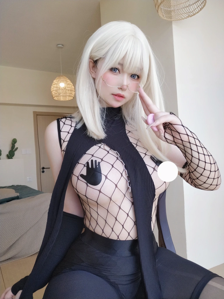 女主K《战败忍者》主题写真：42张全套美图